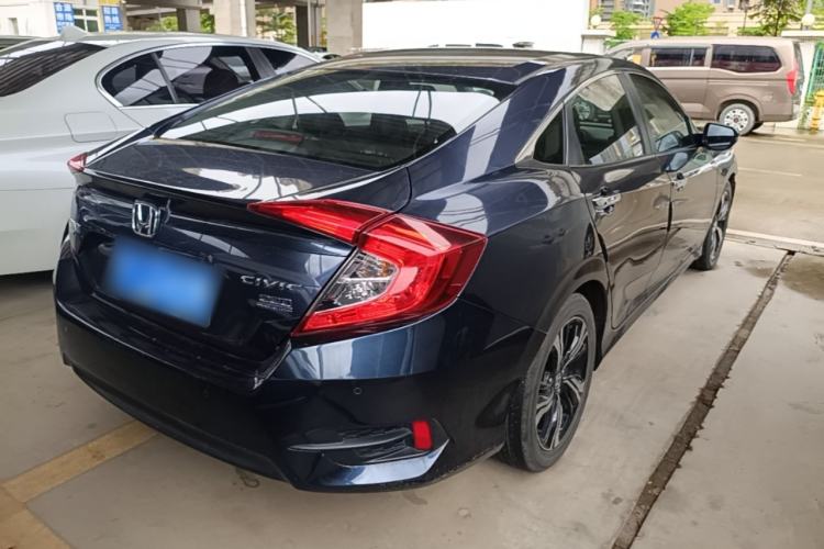 Used Honda Civic 2019 220TURBO CVT Power Edition China VI Emission Standard Rear Right 45 Deg