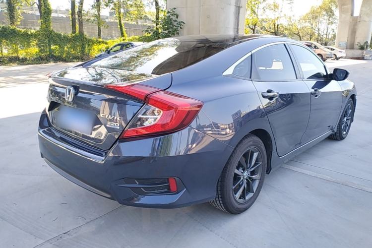Used Honda Civic 2019 220TURBO CVT Dynamic Edition China VI Rear Right 45 Deg