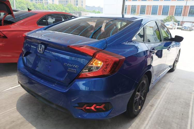 Used Honda Civic 2019 220TURBO CVT Dynamic Edition China VI Rear Right 45 Deg