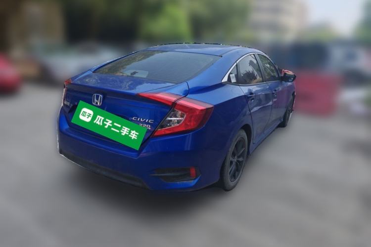 Used Honda Civic 2019 220TURBO CVT Dynamic Edition China VI Rear Right 45 Deg