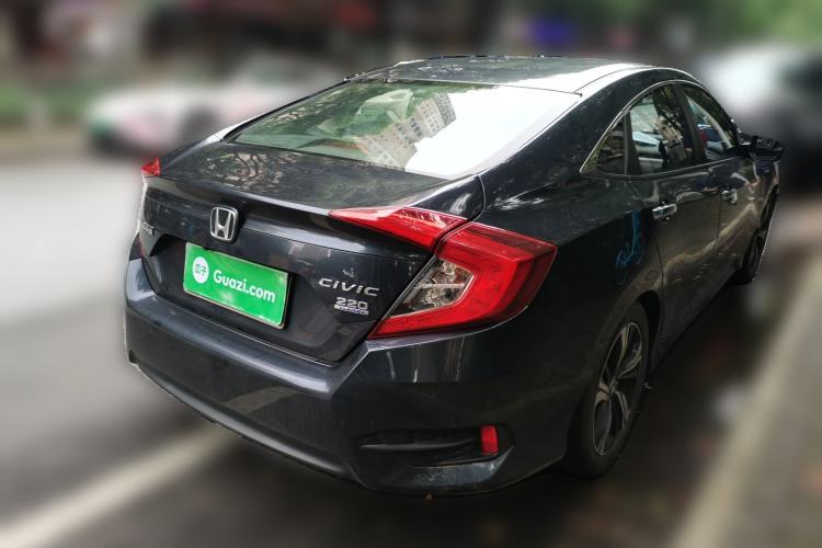 Used Honda Civic 2019 220TURBO CVT Power Edition China VI Emission Standard Rear Right 45 Deg