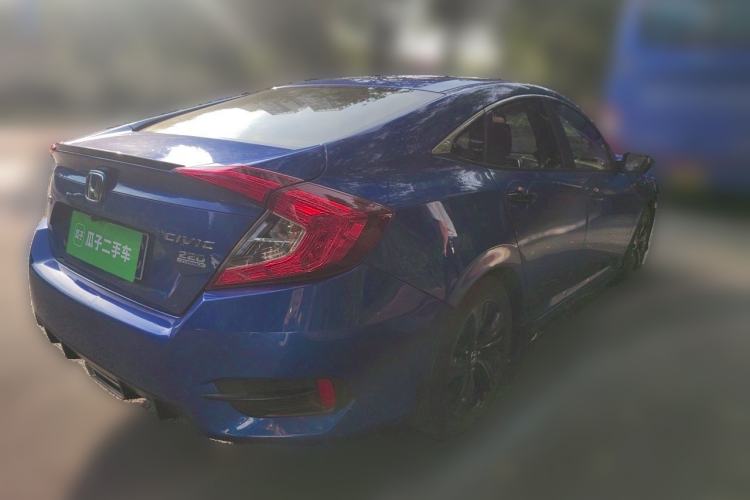 Used Honda Civic 2019 220TURBO CVT Dynamic Edition China V Emission Standard Rear Right 45 Deg