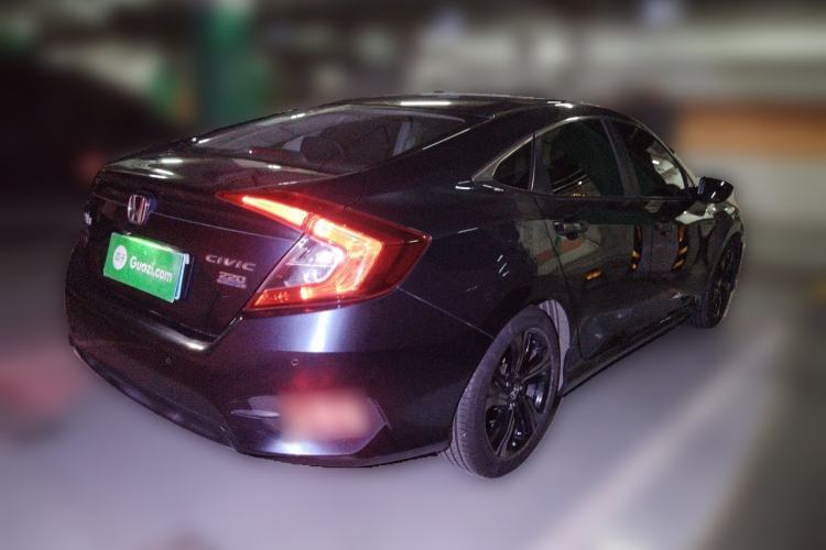 Used Honda Civic 2019 220TURBO CVT Dynamic Edition China VI Rear Right 45 Deg