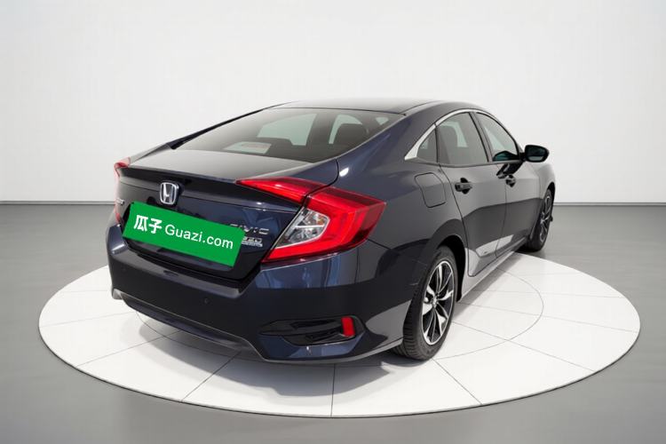 Used Honda Civic 2019 220TURBO CVT Dynamic Edition China VI Rear Right 45 Deg