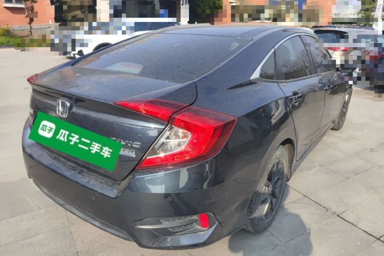 Used Honda Civic 2019 220TURBO CVT Dynamic Edition China VI Rear Right 45 Deg