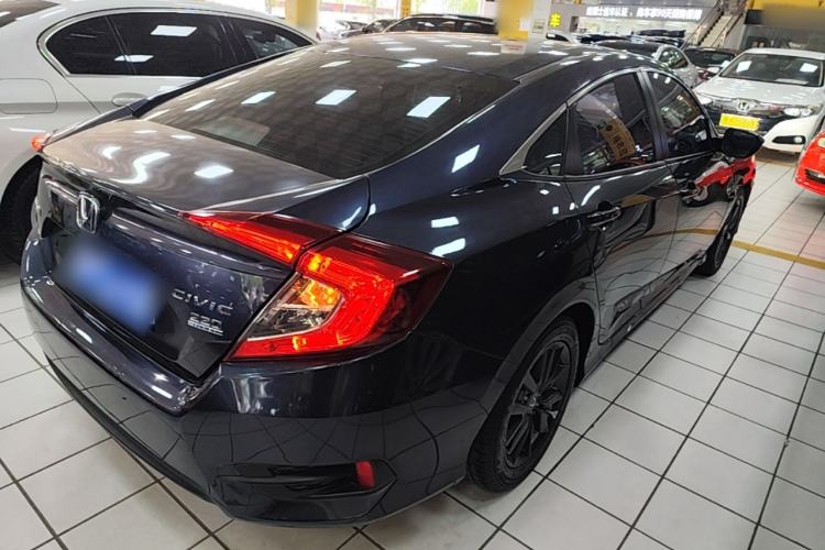 Used Honda Civic 2019 220TURBO CVT Dynamic Edition China VI Rear Right 45 Deg