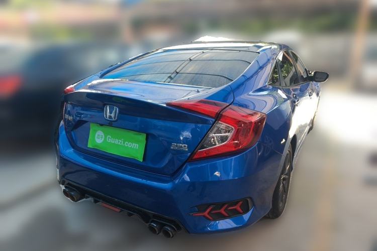 Used Honda Civic 2019 220TURBO CVT Dynamic Edition China VI Rear Right 45 Deg