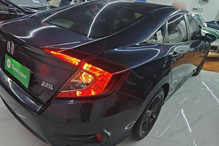 Used Honda Civic 2019 220TURBO CVT Dynamic Edition China VI Rear Right 45 Deg