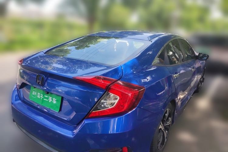 Used Honda Civic 2019 220TURBO CVT Power Edition China VI Emission Standard Rear Right 45 Deg