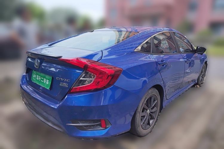 Used Honda Civic 2019 220TURBO CVT Dynamic Edition China VI Rear Right 45 Deg