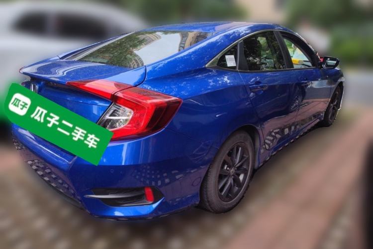 Used Honda Civic 2019 220TURBO CVT Dynamic Edition China VI Rear Right 45 Deg