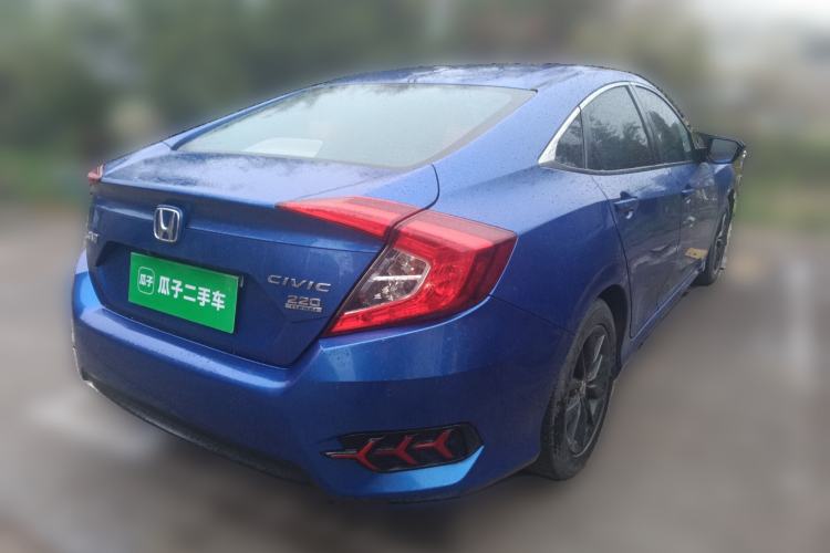 Used Honda Civic 2019 220TURBO CVT Dynamic Edition China VI Rear Right 45 Deg