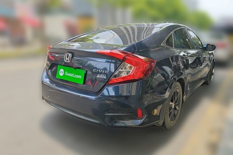 Used Honda Civic 2019 220TURBO CVT Dynamic Edition China VI Rear Right 45 Deg