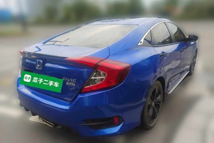 Used Honda Civic 2019 220TURBO CVT Dynamic Edition China VI Emission Standard Rear Right 45 Deg