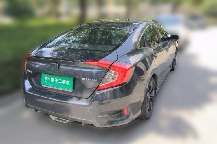 Used Honda Civic 2019 220TURBO CVT Dynamic Edition China VI Emission Standard Rear Right 45 Deg