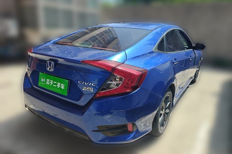 Used Honda Civic 2019 220TURBO CVT Dynamic Edition China VI Rear Right 45 Deg