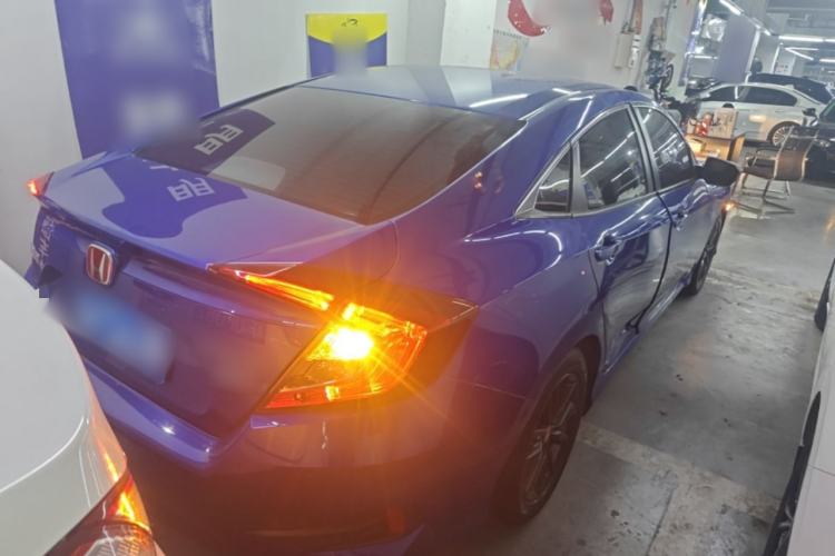 Used Honda Civic 2019 220TURBO CVT Dynamic Edition China VI Rear Right 45 Deg