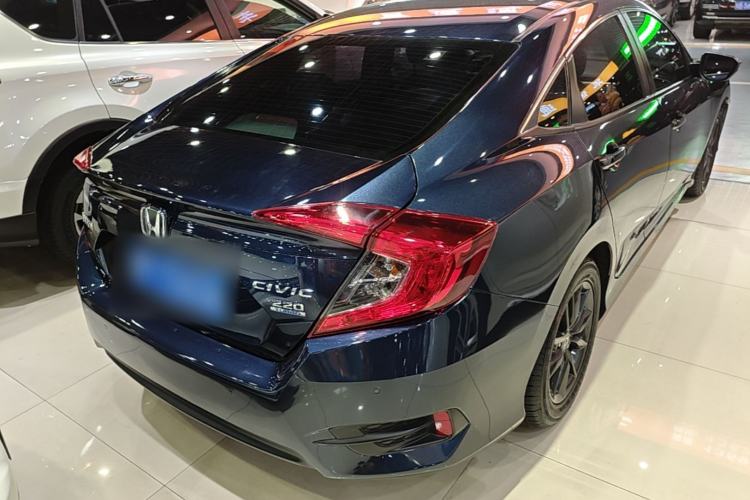 Used Honda Civic 2019 220TURBO CVT Dynamic Edition China VI Rear Right 45 Deg