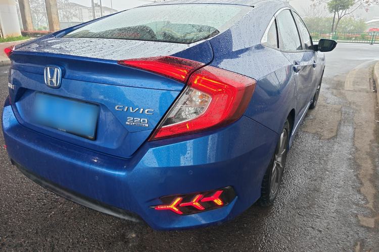 Used Honda Civic 2019 220TURBO CVT Dynamic Edition China VI Rear Right 45 Deg