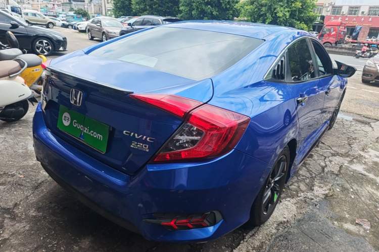Used Honda Civic 2019 220TURBO CVT Dynamic Edition China V Rear Right 45 Deg