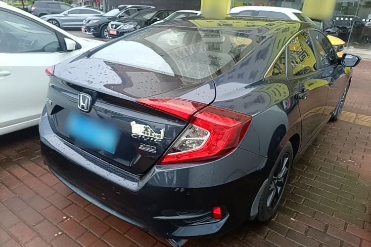 Used Honda Civic 2019 220TURBO CVT Dynamic Edition China VI Rear Right 45 Deg