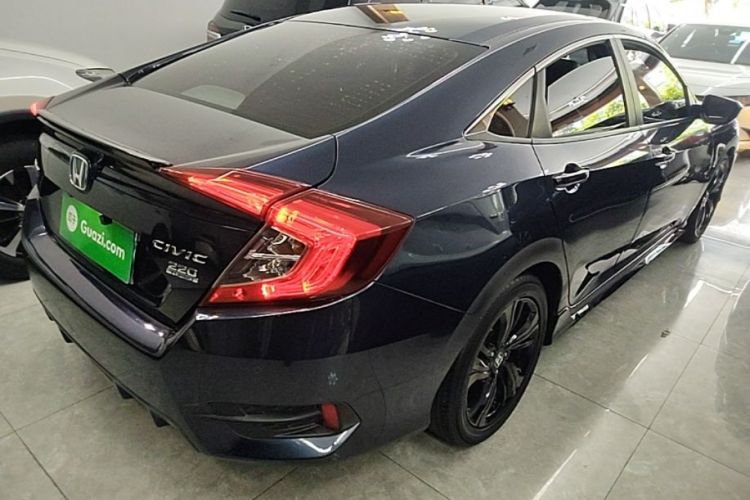 Used Honda Civic 2019 220TURBO CVT Dynamic Edition China VI Emission Standard Rear Right 45 Deg