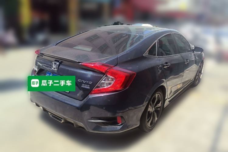 Used Honda Civic 2019 220TURBO CVT Dynamic Edition China VI Emission Standard Rear Right 45 Deg