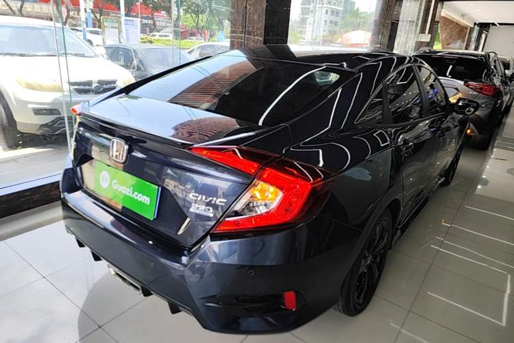 Used Honda Civic 2019 220TURBO CVT Dynamic Edition China VI Emission Standard Rear Right 45 Deg