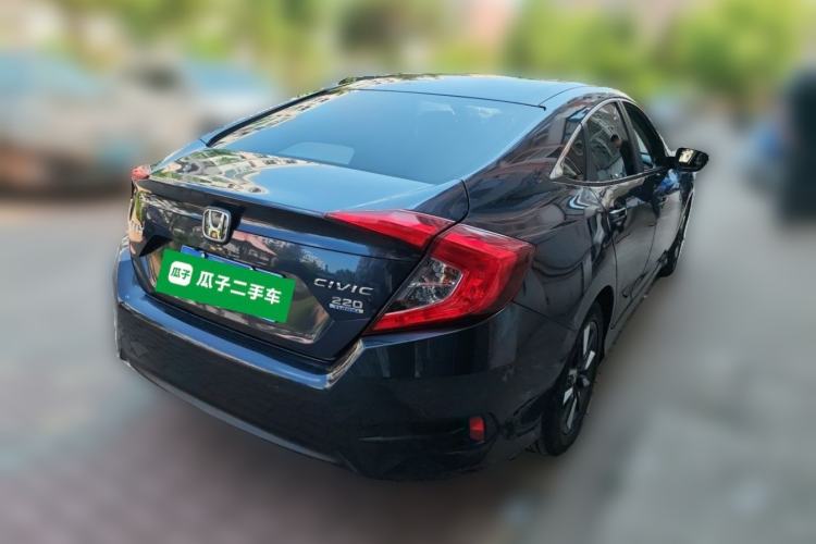 Used Honda Civic 2019 220TURBO CVT Dynamic Edition China VI Rear Right 45 Deg