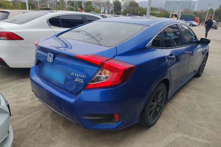 Used Honda Civic 2019 220TURBO CVT Dynamic Edition China VI Rear Right 45 Deg