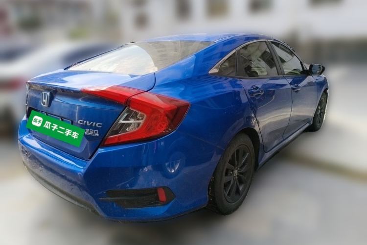 Used Honda Civic 2019 220TURBO CVT Dynamic Edition China VI Rear Right 45 Deg