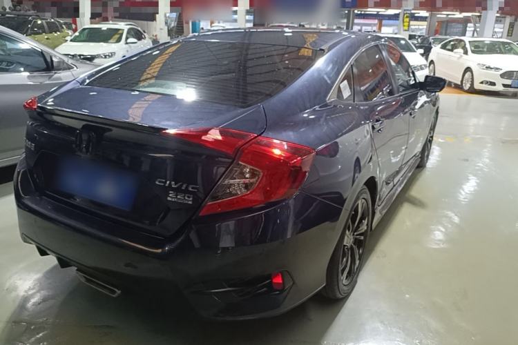 Used Honda Civic 2019 220TURBO CVT Dynamic Edition China VI Emission Standard Rear Right 45 Deg