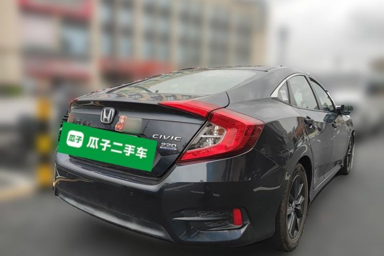 Used Honda Civic 2019 220TURBO CVT Dynamic Edition China VI Rear Right 45 Deg