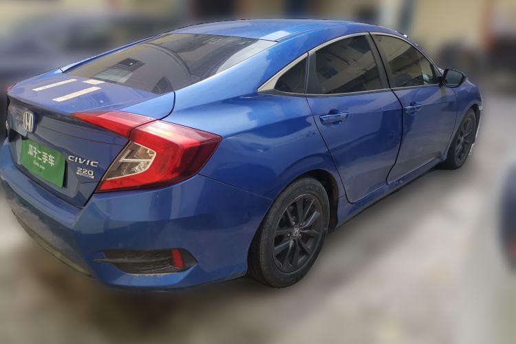 Used Honda Civic 2019 220TURBO CVT Dynamic Edition China VI Rear Right 45 Deg