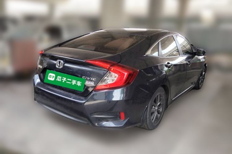 Used Honda Civic 2019 220TURBO CVT Dynamic Edition China VI Rear Right 45 Deg