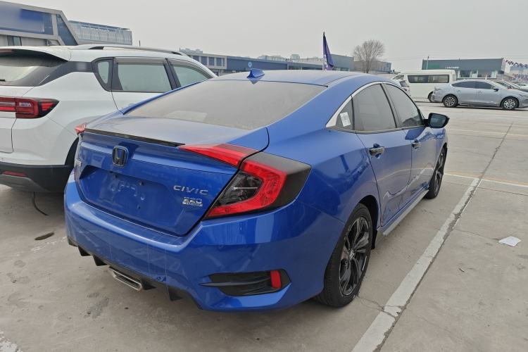 Used Honda Civic 2019 220TURBO CVT Dynamic Edition China VI Emission Standard Rear Right 45 Deg