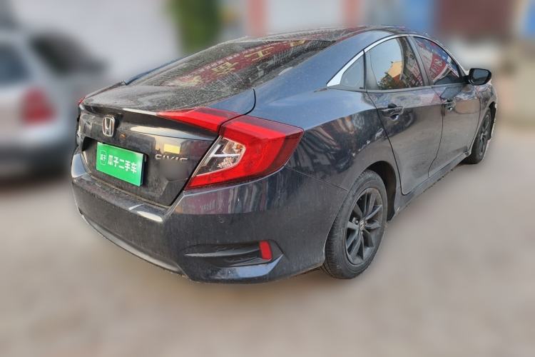 Used Honda Civic 2019 220TURBO CVT Dynamic Edition China VI Rear Right 45 Deg