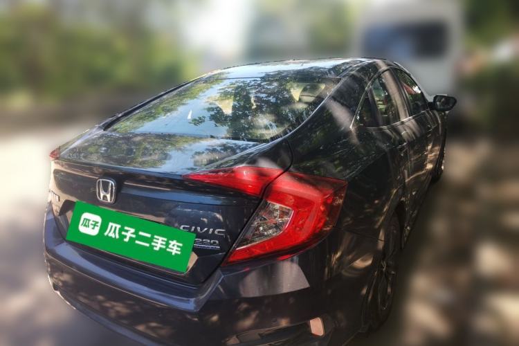 Used Honda Civic 2019 220TURBO CVT Dynamic Edition China VI Rear Right 45 Deg