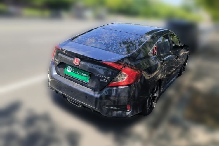 Used Honda Civic 2019 220TURBO CVT Dynamic Edition China VI Emission Standard Rear Right 45 Deg