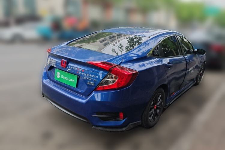 Used Honda Civic 2019 220TURBO CVT Dynamic Edition China VI Rear Right 45 Deg