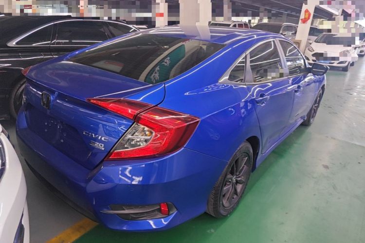 Used Honda Civic 2019 220TURBO CVT Dynamic Edition China VI Rear Right 45 Deg