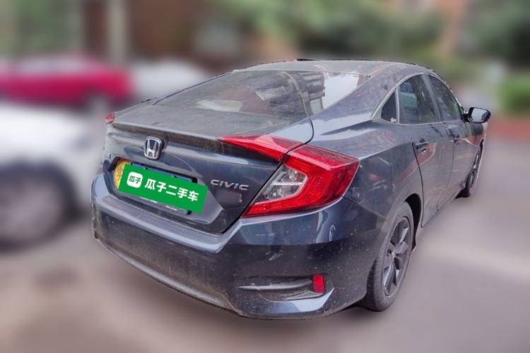 Used Honda Civic 2019 220TURBO CVT Dynamic Edition China VI Rear Right 45 Deg