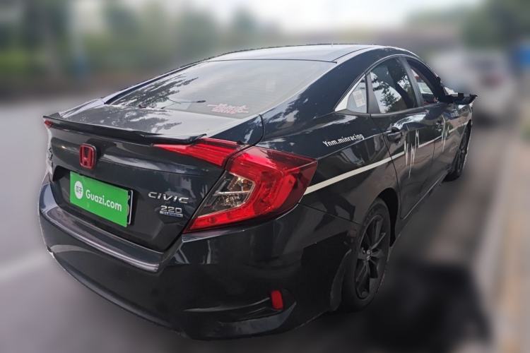 Used Honda Civic 2019 220TURBO Manual Jinkong Edition China V Emission Standard Rear Right 45 Deg