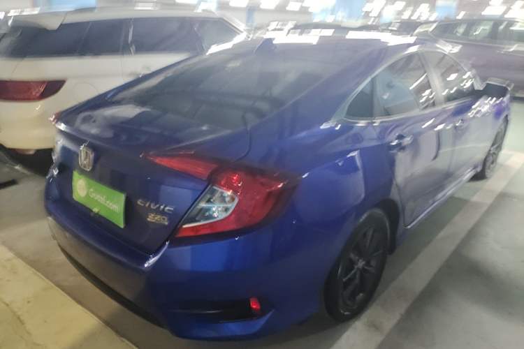 Used Honda Civic 2019 220TURBO CVT Dynamic Edition China VI Rear Right 45 Deg