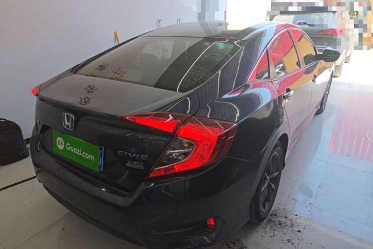 Used Honda Civic 2019 220TURBO CVT Dynamic Edition China VI Rear Right 45 Deg