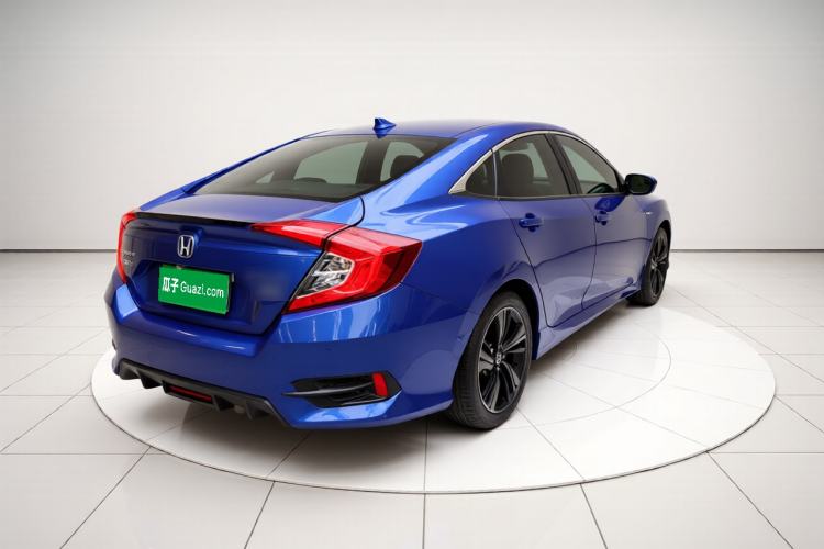 Used Honda Civic 2019 220TURBO CVT Dynamic Edition China VI Emission Standard Rear Right 45 Deg