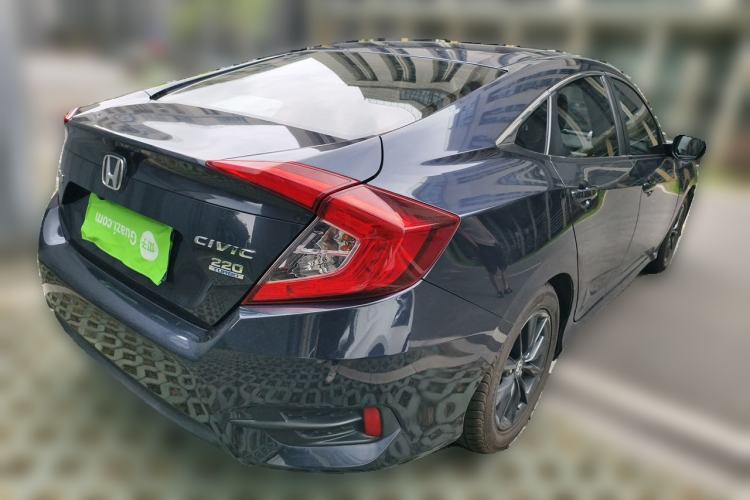 Used Honda Civic 2019 220TURBO CVT Dynamic Edition China VI Rear Right 45 Deg