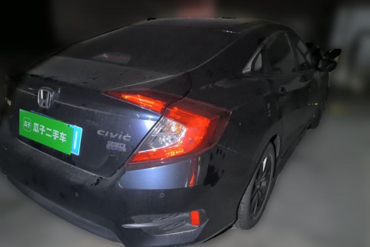 Used Honda Civic 2019 220TURBO CVT Dynamic Edition China VI Rear Right 45 Deg