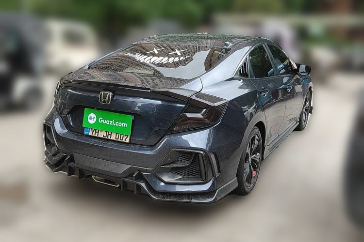 Used Honda Civic 2019 220TURBO CVT Dynamic Edition China VI Emission Standard Rear Right 45 Deg
