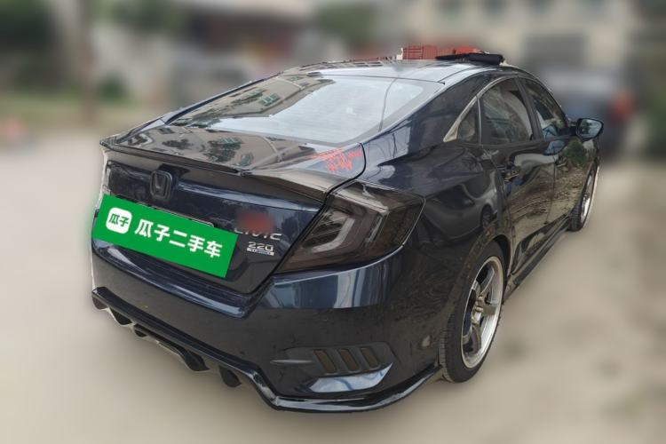 Used Honda Civic 2019 220TURBO CVT Dynamic Edition China VI Emission Standard Rear Right 45 Deg